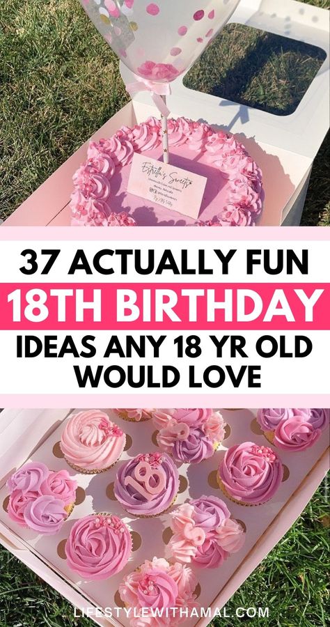 Looking for 18th birthday ideas this year? Here are 37+ INSANE fun and unique 18th birthday party ideas you'll definitely love. These also include 18th birthday party ideas for girls and have some great 18th birthday gifts that any 18 years old will love. Check it out! Parties, 18th Birthday Gifts For Girls, 18th Birthday Ideas For Girls, 18th Birthday Present Ideas, 18th Birthday Gifts, 18th Birthday Gift Ideas, 18 Birthday Gifts, 17th Birthday Ideas, 18 Birthday Giveaway Ideas