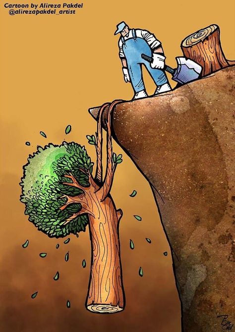 41 Illustrations That Question Modern Society By An Iranian Artist Earth Art Drawing, Save Earth Drawing, Mother Earth Art, Earth Drawings, Pictures With Deep Meaning, Satirical Illustrations, Drawing Competition, Awareness Poster, Meaningful Pictures