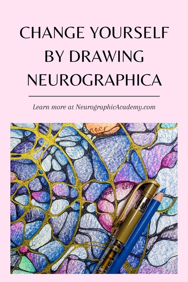 a pen sitting on top of a book with the title change yourself by drawing neurograph