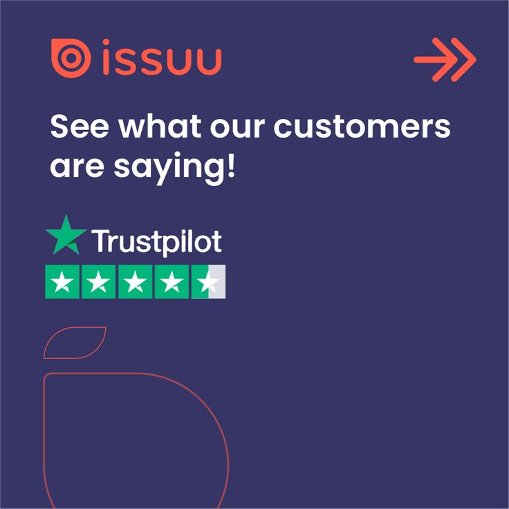 an advertisement with the words, see what our customers are saying trustpilot