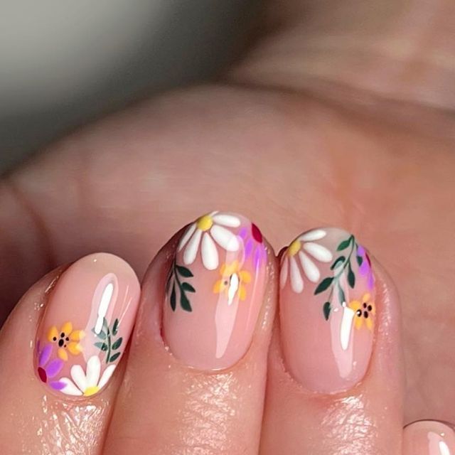 lucy barnett on Instagram: "🌷 @the_gelbottle_inc @officialnavyprofessional @rachelsbeauty_ inspo #Elbe #ElbeBeauty #TGB #TheGelBottleInc #NailItMag #NavyProTools #ShowScratch #SouthWalesNailTech #BridgertonNails #FloralNails #SpringNails" Nail Designs, Nails Inspiration, Trendy Nails, Ongles, Pretty Nails, Wow Nails, Nailart, Floral Nail Designs, Nail Flowers