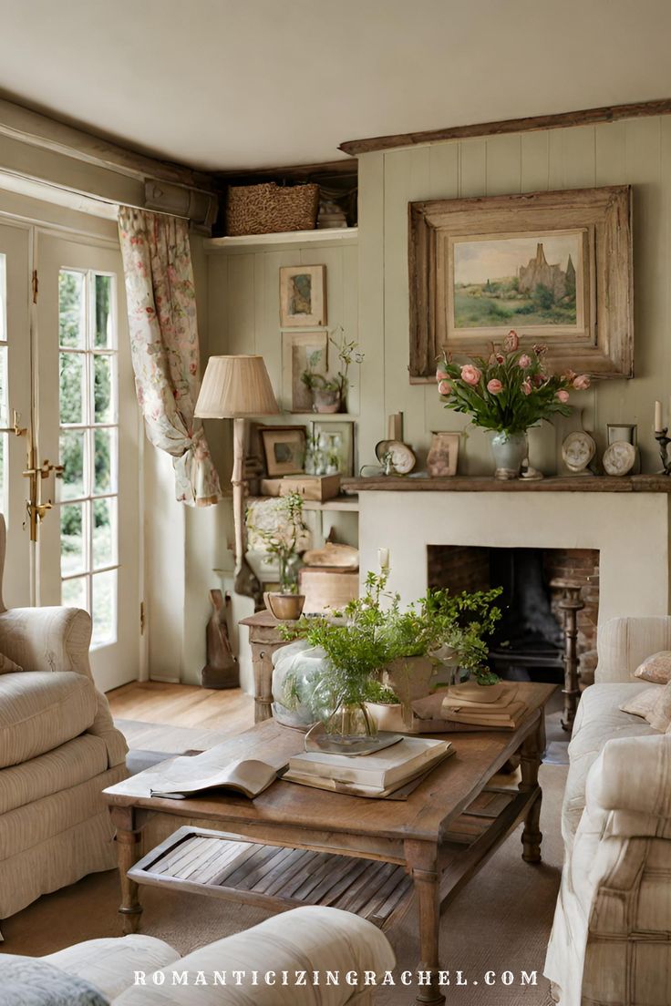 English cottage living room ideas Country Cottage Living Room, Cottage Chic Living Room, Cottage Style Living Room, Cottage Living Rooms, Country Cottage Living, Cottage Living Room Decor, Cottage Living Room Small, Country Cottage Interiors, Country Cottage Decor