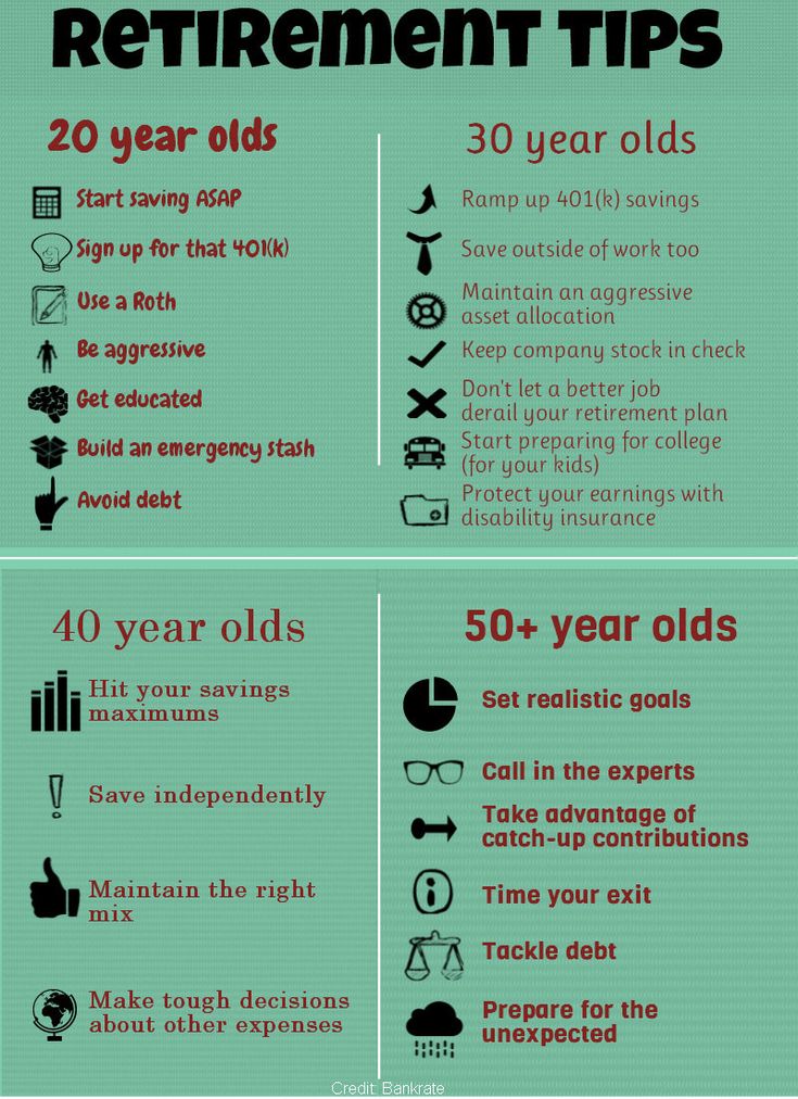 a poster with instructions on how to use retirement tips for older adults and young children