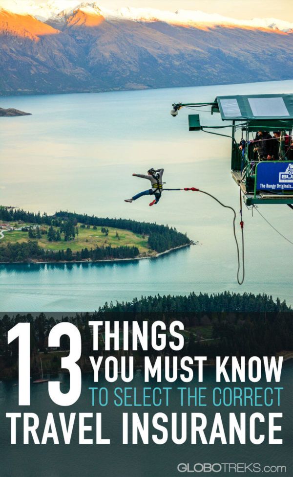 the cover of an advertisement for travel insurence, featuring people on a ski lift