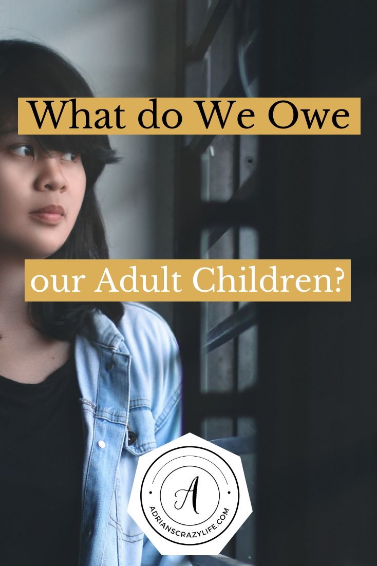 What do we OWE our Adult Children? Interesting thought - are we giving them too much or too little? #adultchildren #responsibleadult #balance #adulting Estrangement From Adult Children, Adult Children Quotes, Entitled Kids, Parenting Adult Children, Empty Nest, Parenting Strategies, Parenting 101, Vision Boards, Young Adults