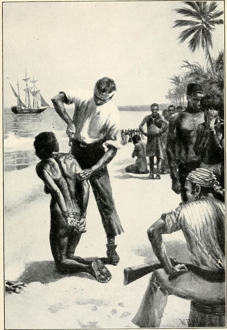 an old black and white drawing of people on the beach