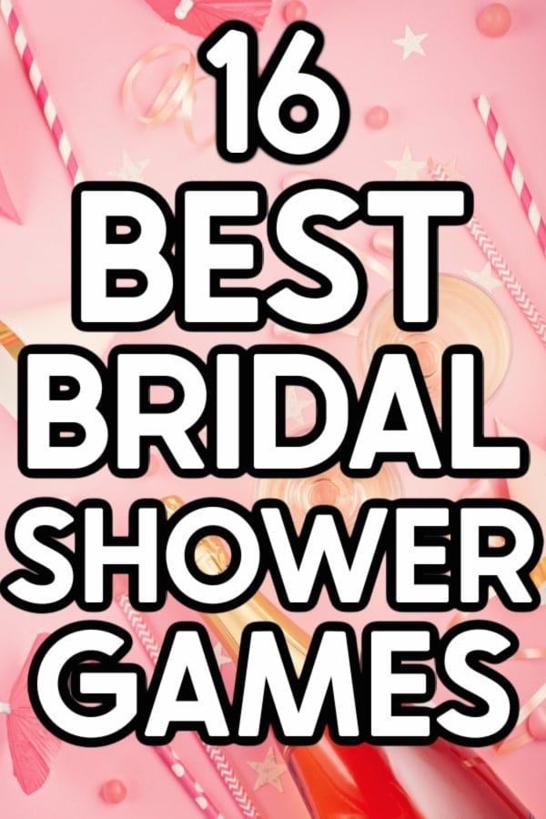 the 16 best bridal shower games