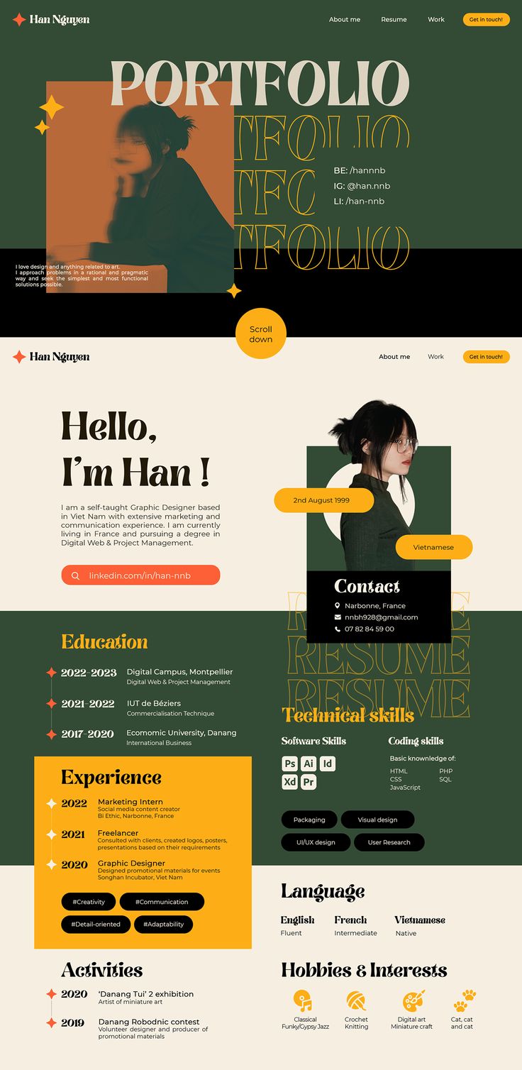 an image of a web page with many different colors and font styles on it, including the