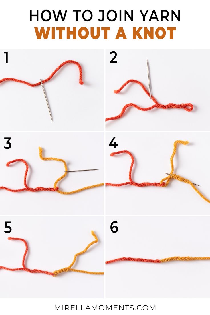 how to join yarn without a knot