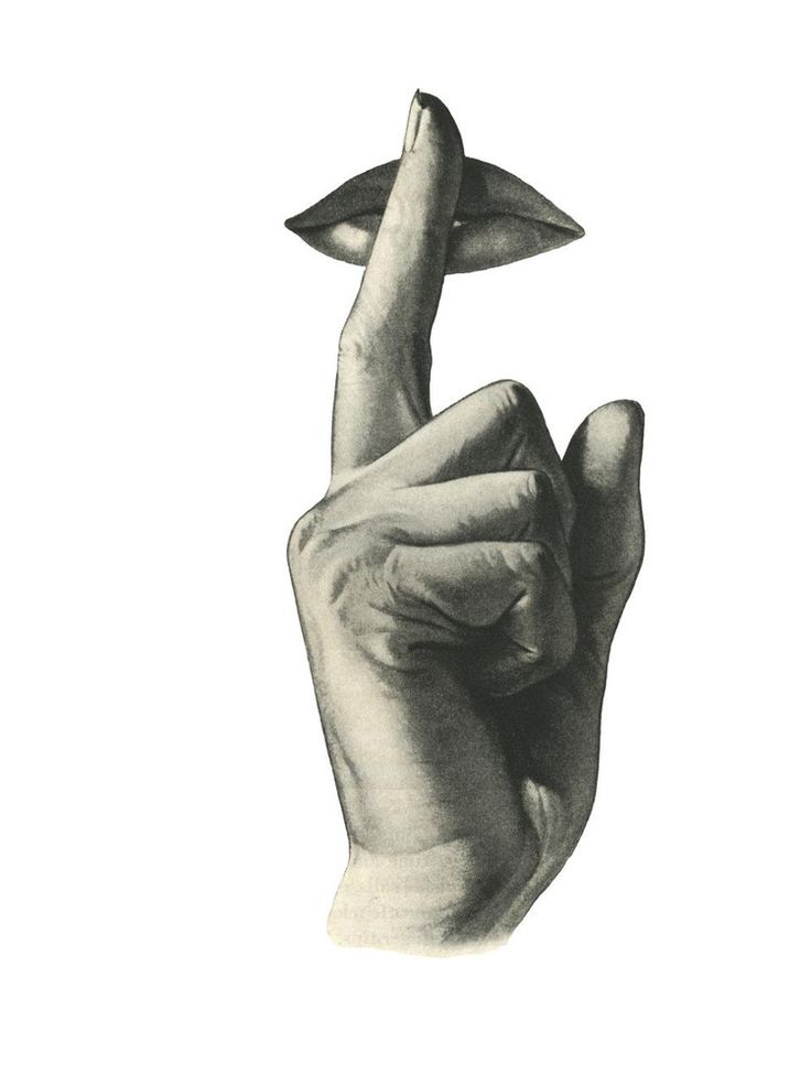 a drawing of a person's hand holding an object in the middle of their finger