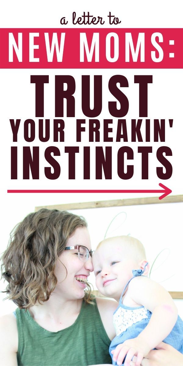 a woman holding a baby in her arms with the words, new moms trust your freakin'instructs