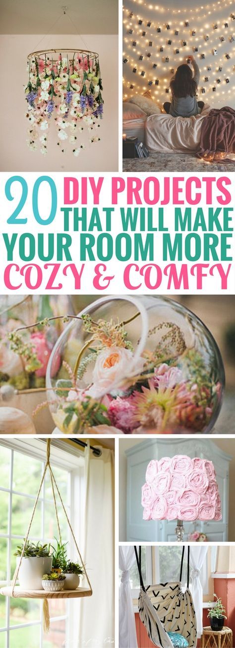 the top ten diy projects that will make your room more cozy and comfy