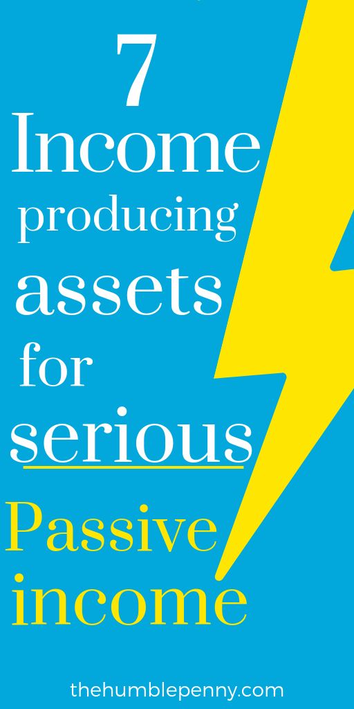 the cover of seven passive income, including an image of a yellow lightning and blue background