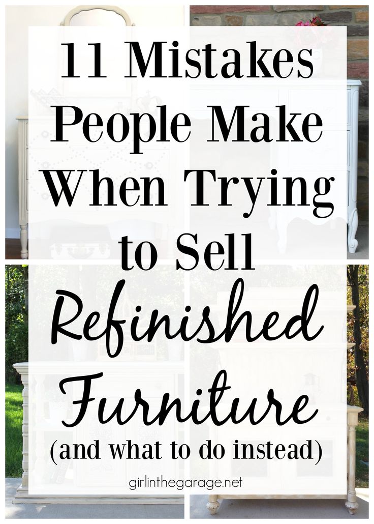 the words 11 things people make when trying to sell furniture and what to do instead