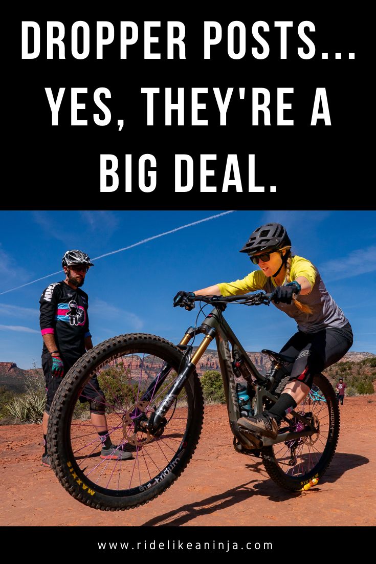 a man riding a mountain bike on top of a dirt field with the words, you need