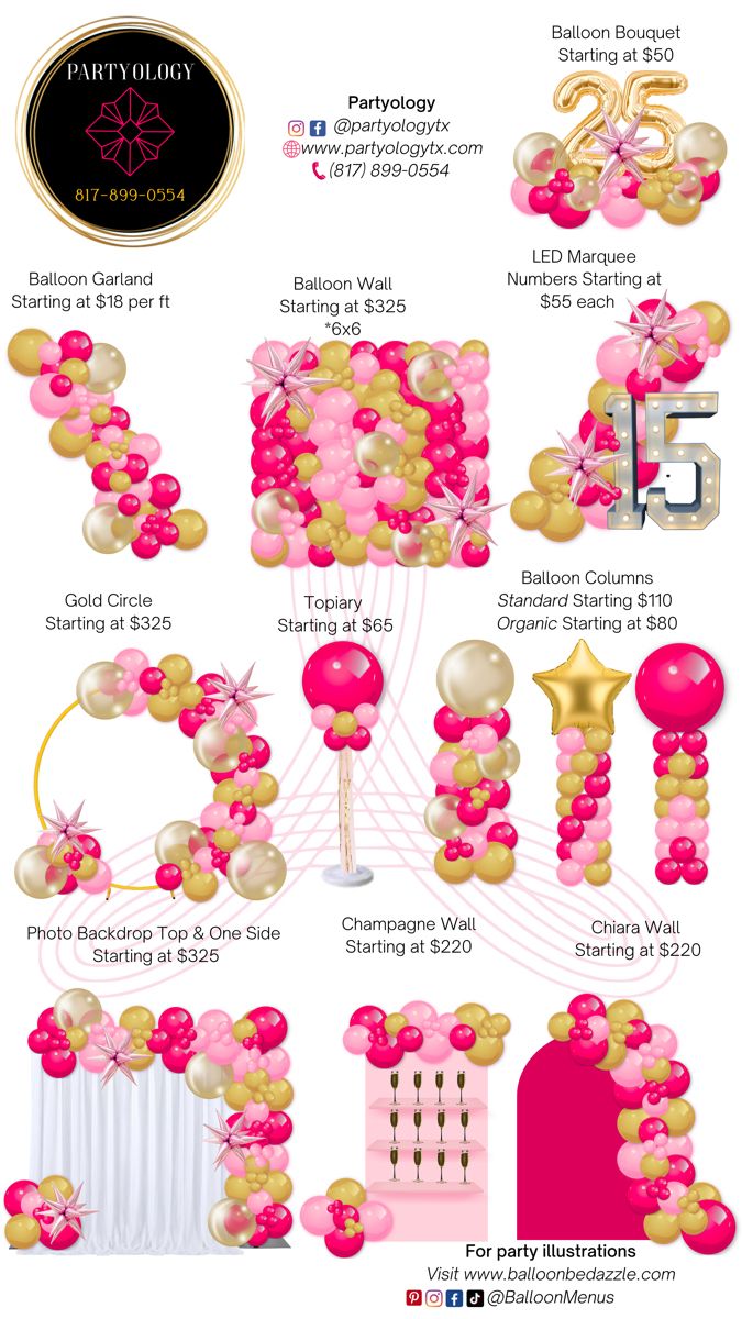 a bunch of balloons that are in the shape of letters and numbers on a white background