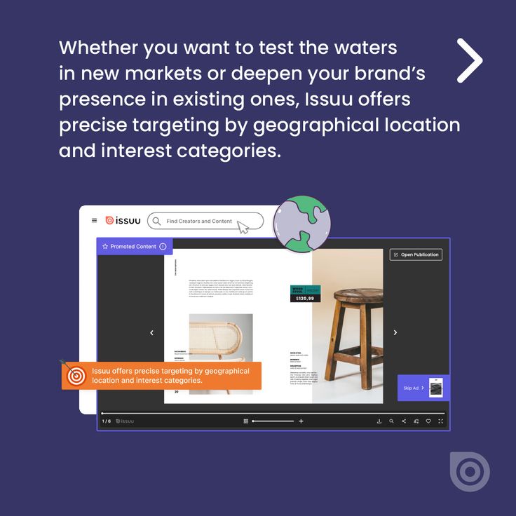 a computer screen with the text, where you want to test the waters in new markets or deepen your brand's presence