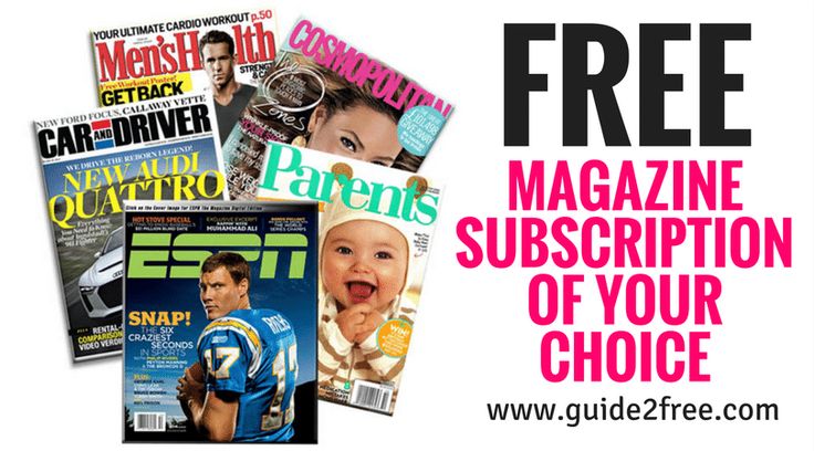 magazines with the words free magazine subs on them and an image of a baby's face