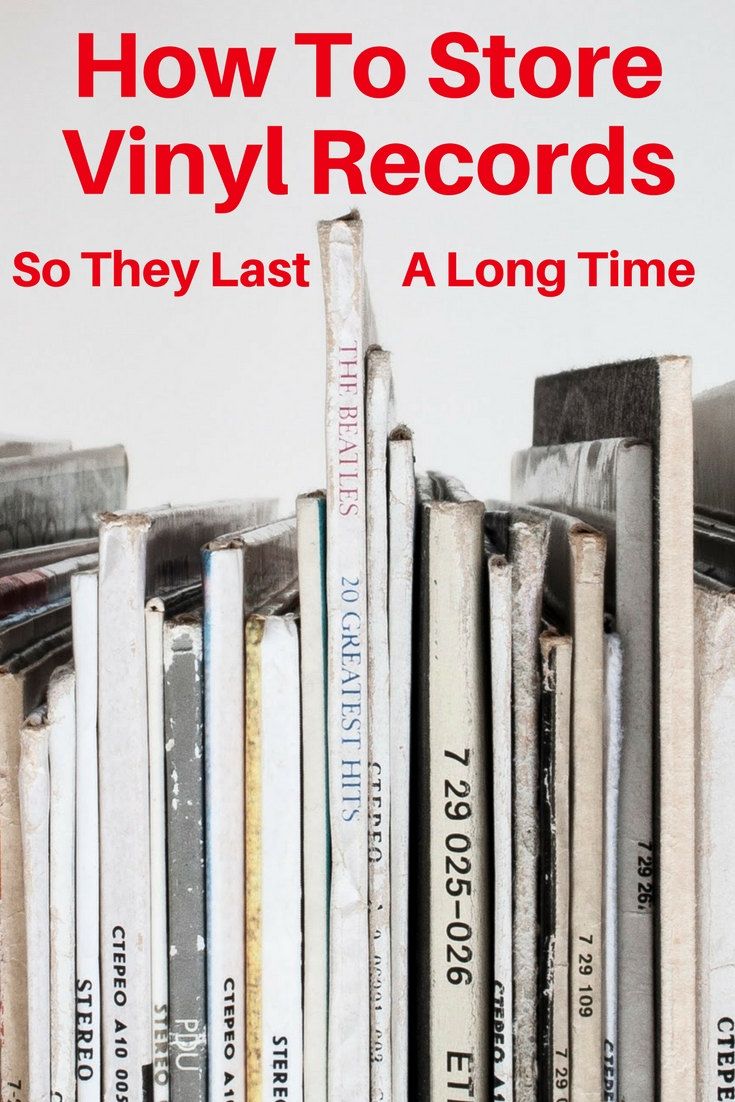 there are many books stacked on top of each other with the title how to store vinyl records so they last a long time