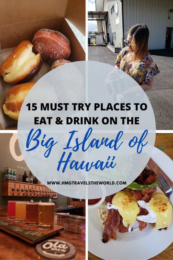 there are many different things to eat and drink on the big island of hawai