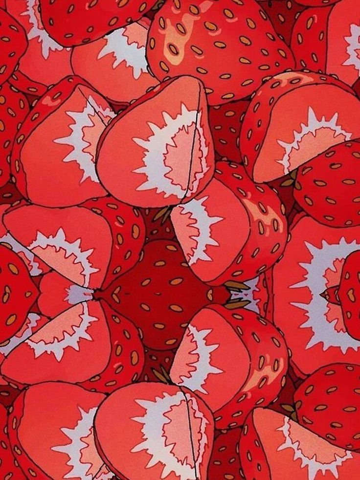 a bunch of strawberries with white spots on them