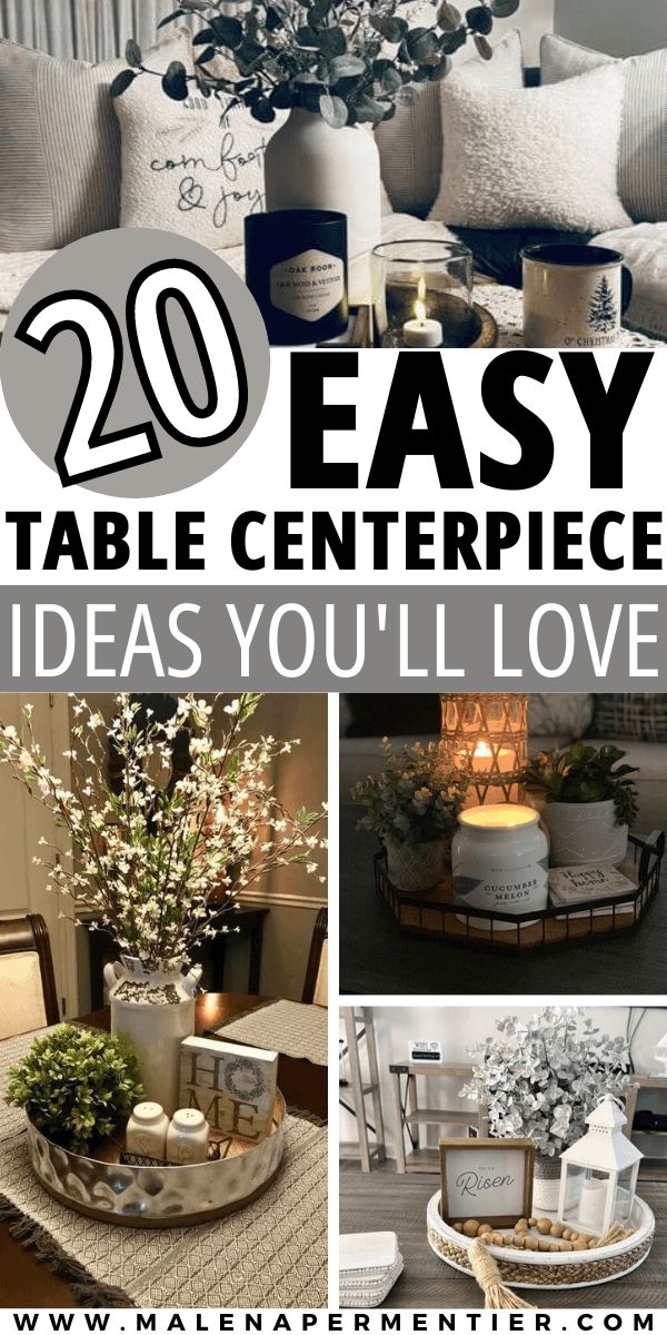 the top 20 easy table centerpieces ideas you'll love to make this year
