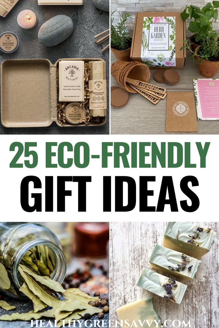 25 eco - friendly gift ideas that are great for the whole family and they're ready to give away