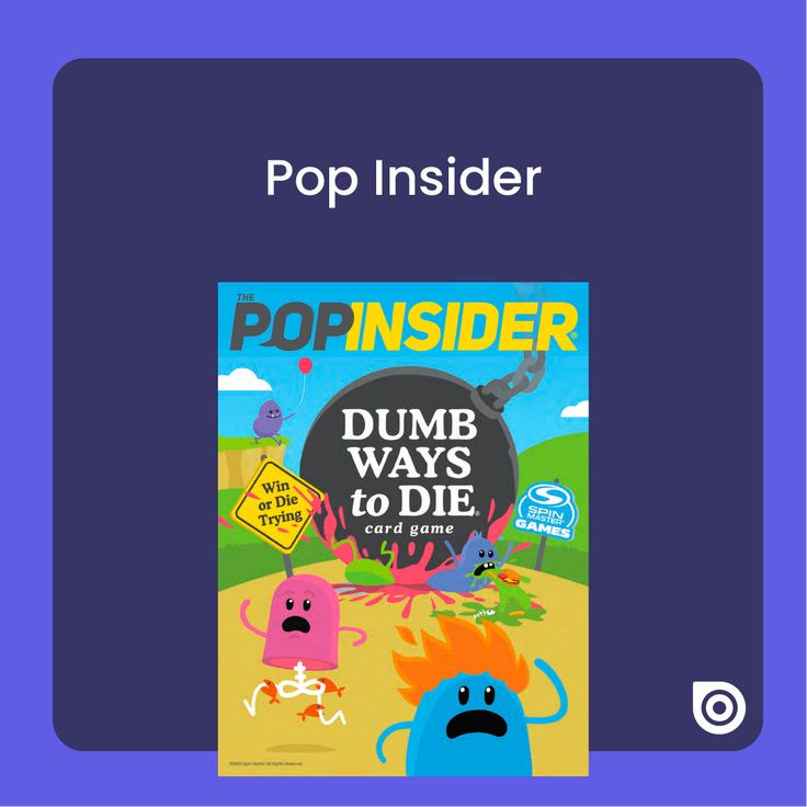 the pop insider book with an image of two cartoon characters