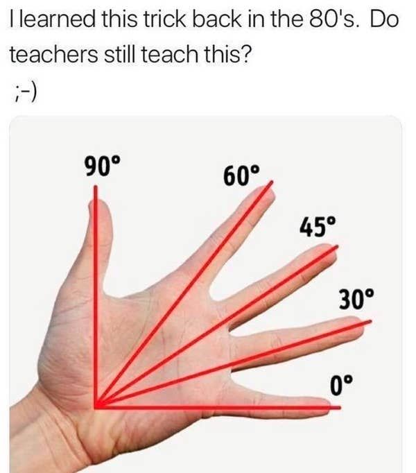 someone is holding their hand up to show how many fingers are in the shape of a triangle