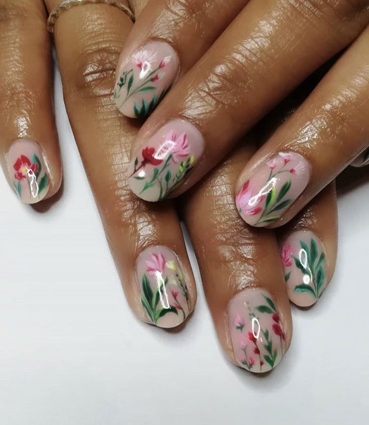 Prom, Manicures, Nice, Fitness, Lady, Nail Ideas, Inspiration, Flower Nails, Nail Designs