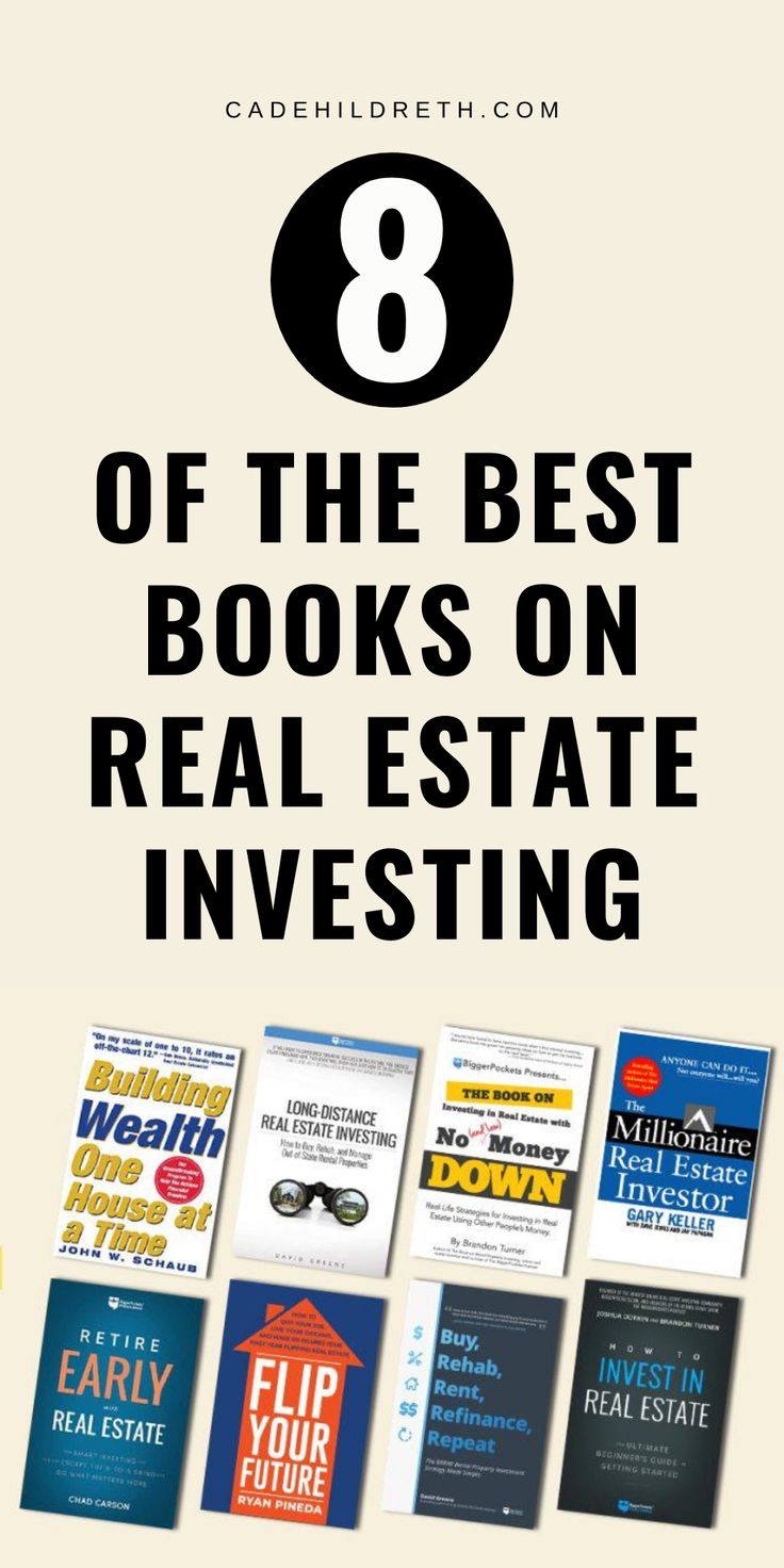 the 8 best books on real estate investing
