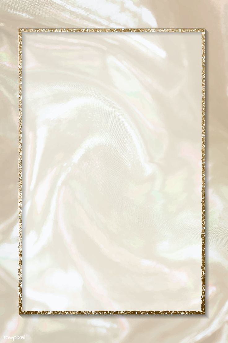 a square gold frame on a marble background
