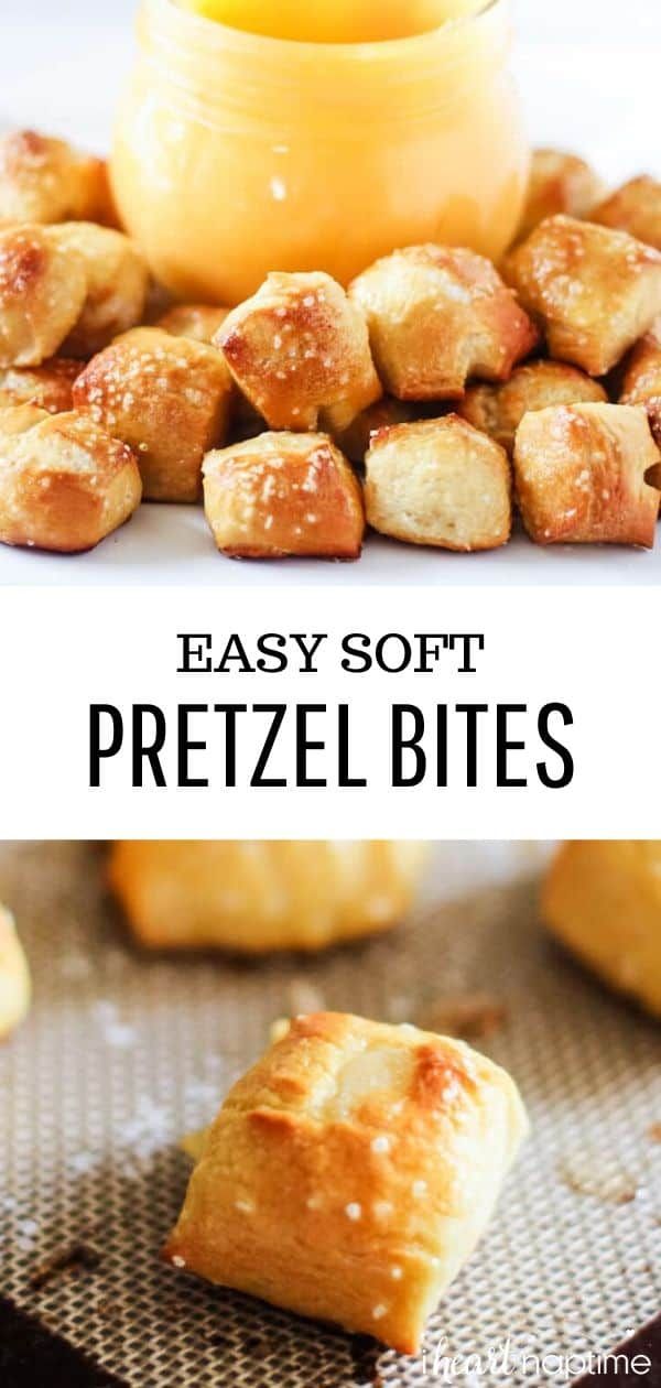 easy soft pretzel bites are the perfect appetizer for any party
