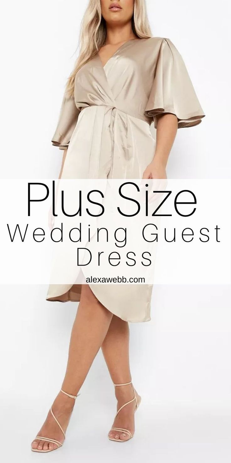 the plus size wedding guest dress
