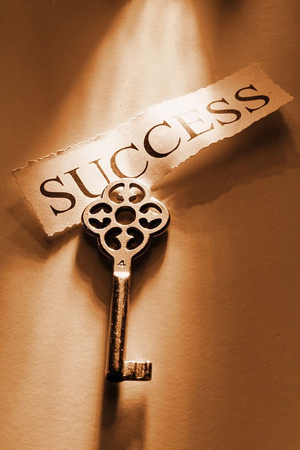 a key to success with the quote if you change your mind, you'll change your world