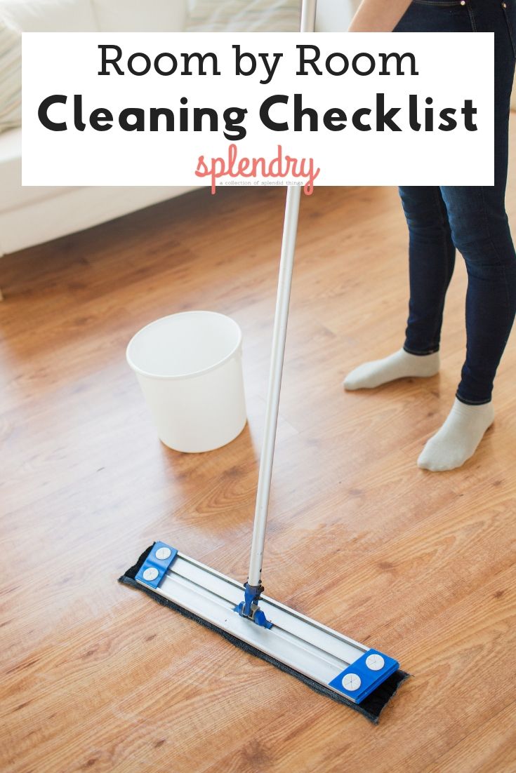 a woman mopping the floor with a mop in her hand and text overlay that reads, the messy house debate what is your preference?
