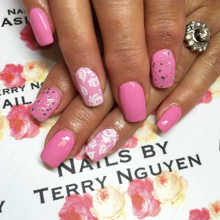 Stamp nail art Art, Pink, Design, Stamping, Nail Art Designs, Nail, Gel, Cute Pink Nails, Cute Pink