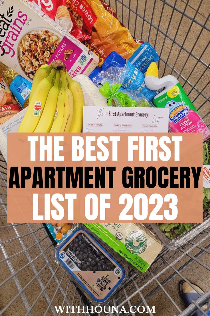 The Best First Apartment Grocery List For 2023 You Have to Get Right Now Editorial, Collage, Décor, Random, Lifestyle, School, Adulthood, Articles, Decor
