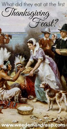 an image of thanksgiving feast with people and dogs