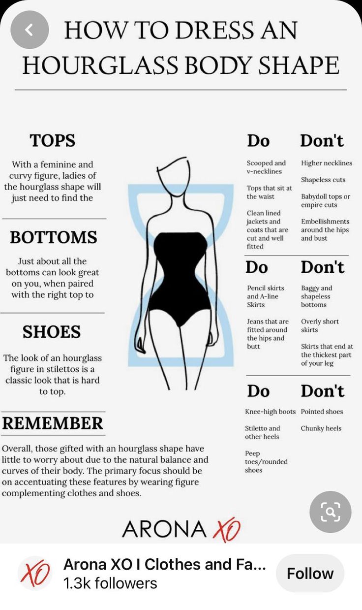how to dress an hourglass body shape info