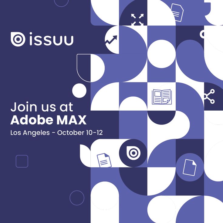 an advertisement for the upcoming adobe max event in los angeles, october 10 - 12
