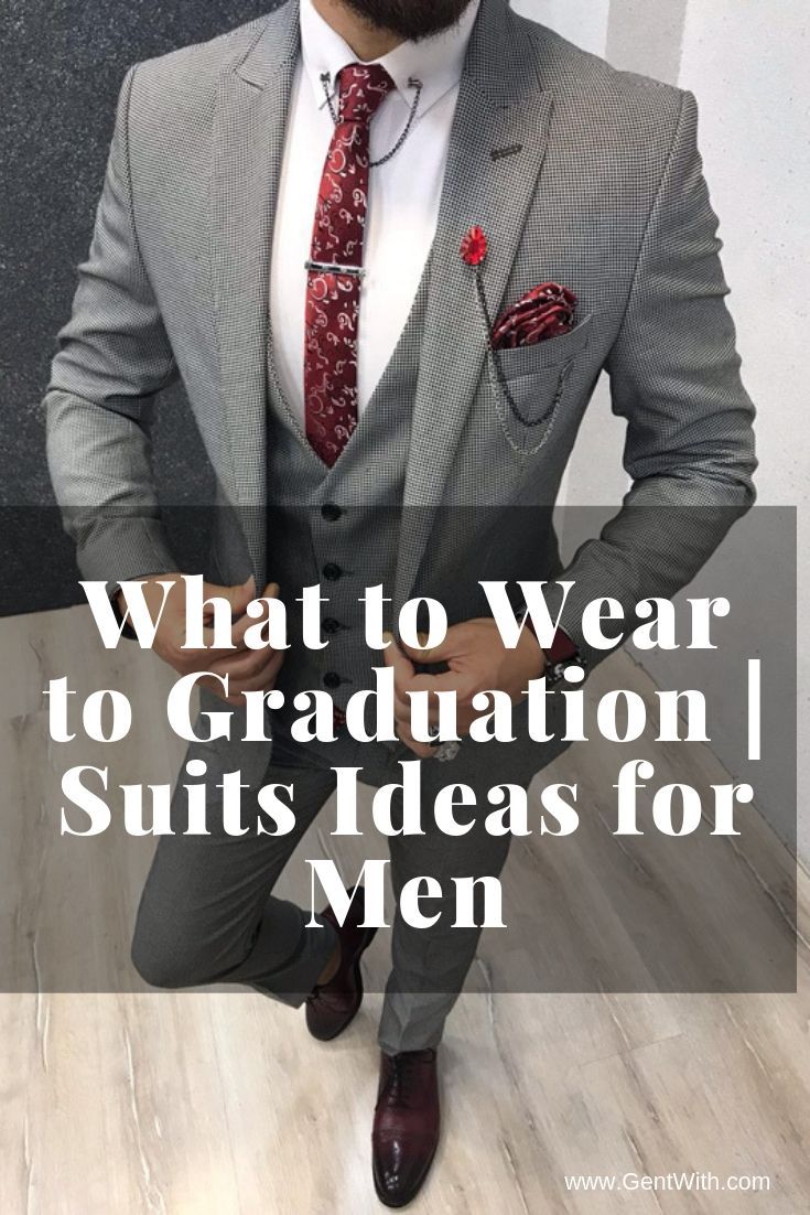 Graduation day is coming soon? If you are perplexing over, what to wear for graduation. A suit is the most popular way to dress up for graduation day: choose a black, blue, or gray suit, add a white shirt and your favorite color of bold printed tie and shoes. Crazy socks will also add a fancy touch to your outfit. Outfits, Suits, Popular, Men Graduation Outfit, Graduation Suits, Graduation Suit, Graduation Outfit Ideas University, Graduation Outfit College, Grad Suits