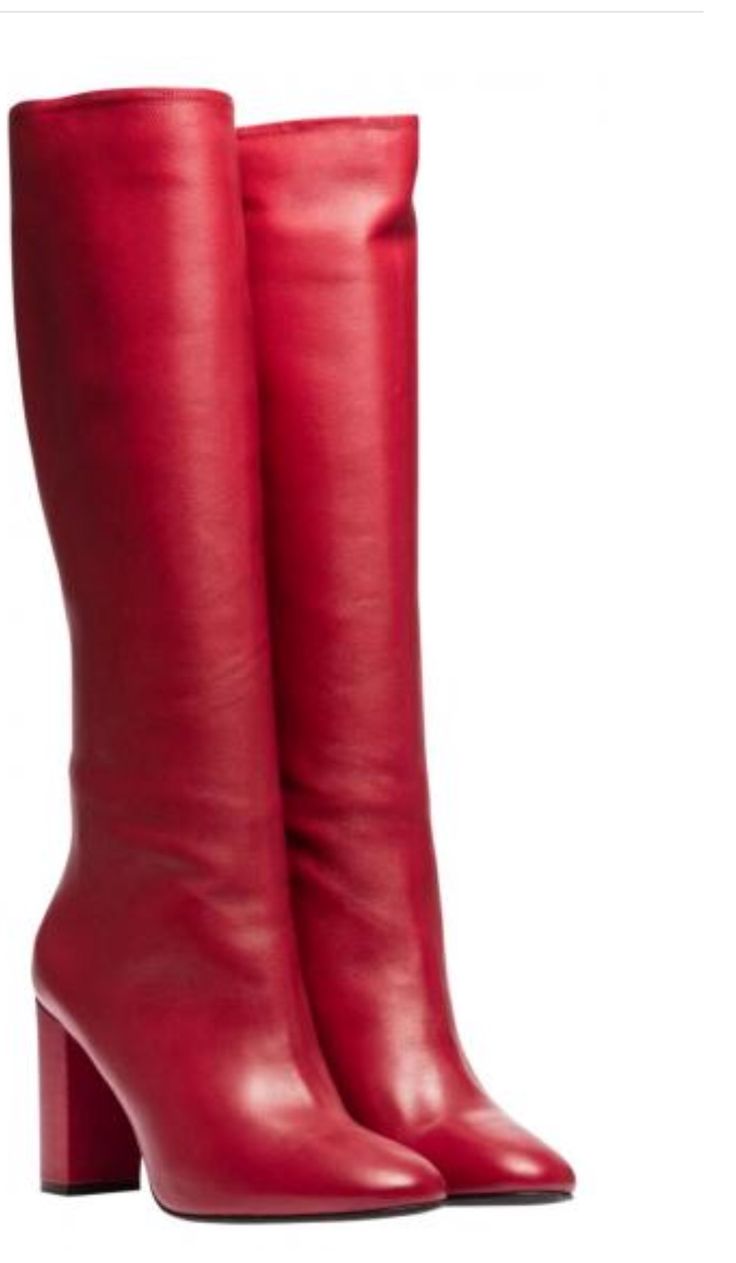 Boots, Footwear, Shoe Boots, Designer Boots, Knee Boots, Heeled Boots, Leather Outfit, Red High Heel Boots, Jenna Lee