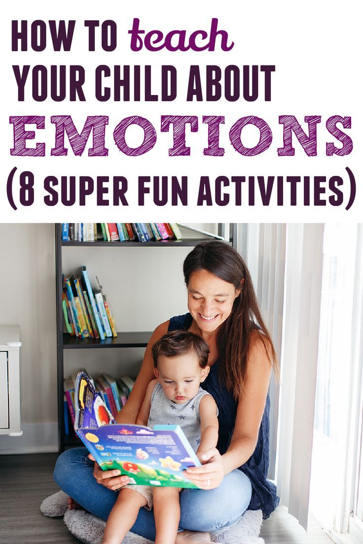 a woman reading to her child with the title how to teach your child about emotions 8 super fun activities