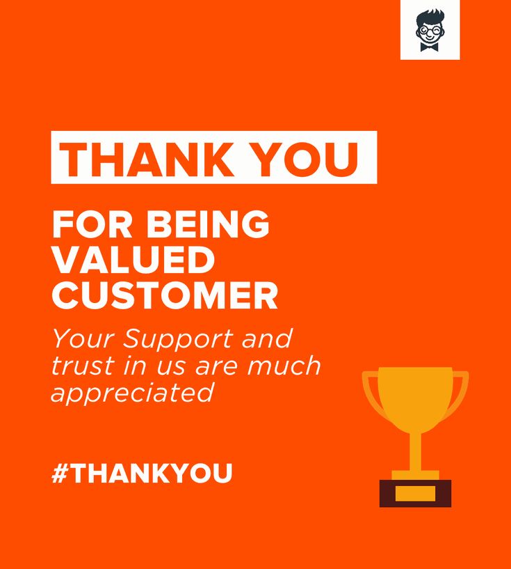 thank you for being valued customer your support and trust in us are much appreciatected