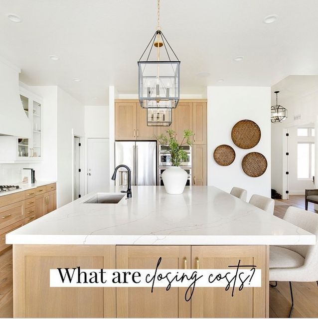 a kitchen with an island in the middle and a light fixture above it that says, mortgage monday what if i don't quality for a loan?