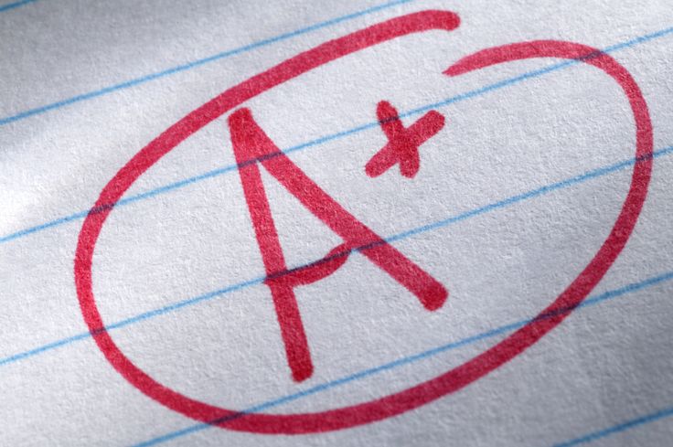 the letter a is drawn in red on lined paper with pencils and an airplane