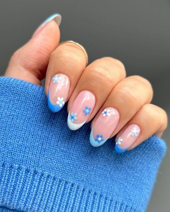 Gorgeous neon designs, rainbow designs, elegant designs of various small flowers, these lovely mani designs enrich your creative arsenal. #summernailsalmondshape #summernails2023short #summernails Cute Simple Nails, Cute Nails, Kuku, Ongles, Pretty Nails, Trendy Nails, Cute Nail Designs, Uñas, Cute Acrylic Nails