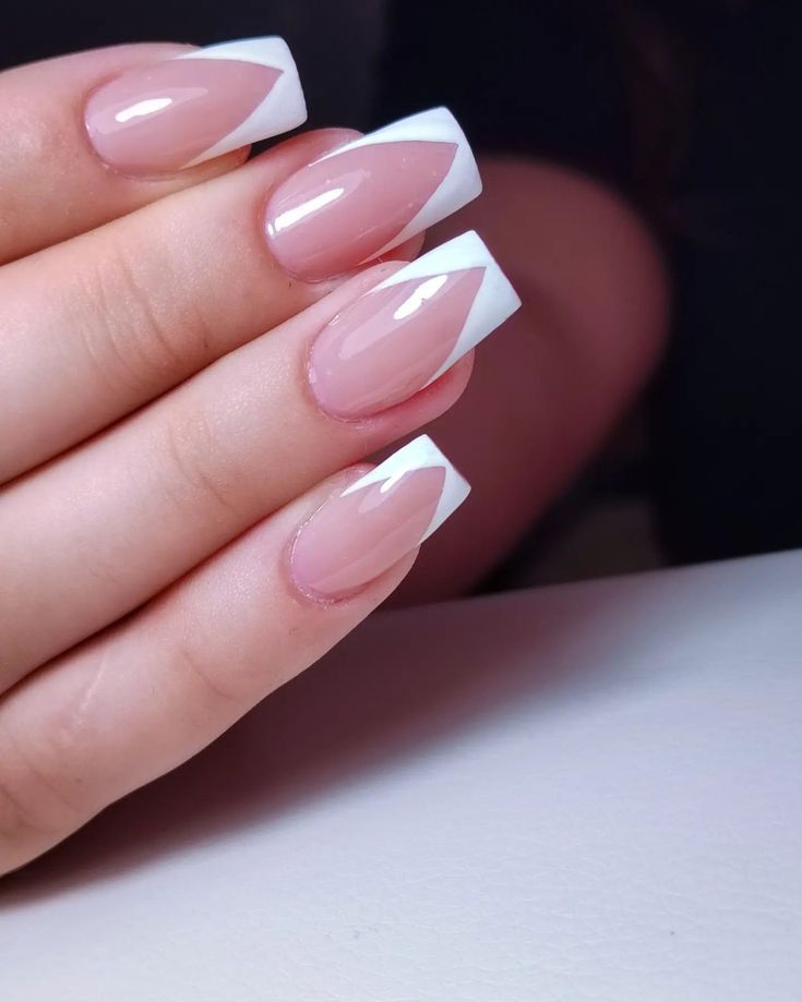 30 French Tip Nail Designs That Will Make You Look Twice Acrylics, Design, Glitter, Art, Ideas, French Manicure Designs, French Tip Nails, French Manicure With A Twist, French Nail Designs