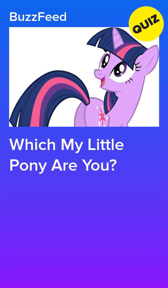 a pinkie pony with the caption which says, which my little pony are you?